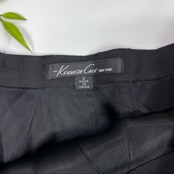 Kenneth Cole New York Sz 2 Box Pleated Skirt - Picture 3 of 11